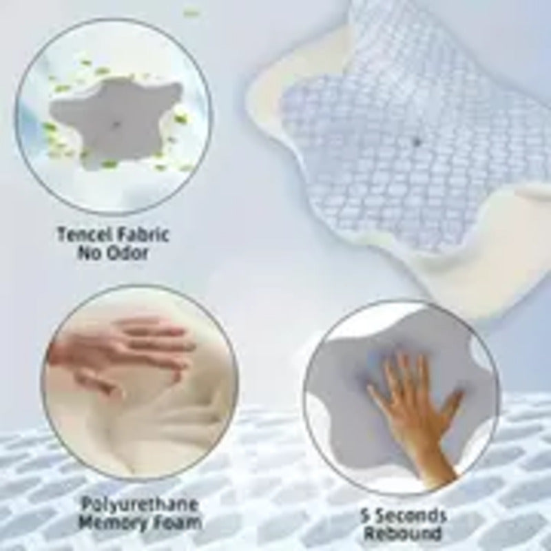 Butterfly-Shaped Orthopedic Memory Foam Pillow  (وسادة إسفنجية تقويمية على شكل فراشة) ®
