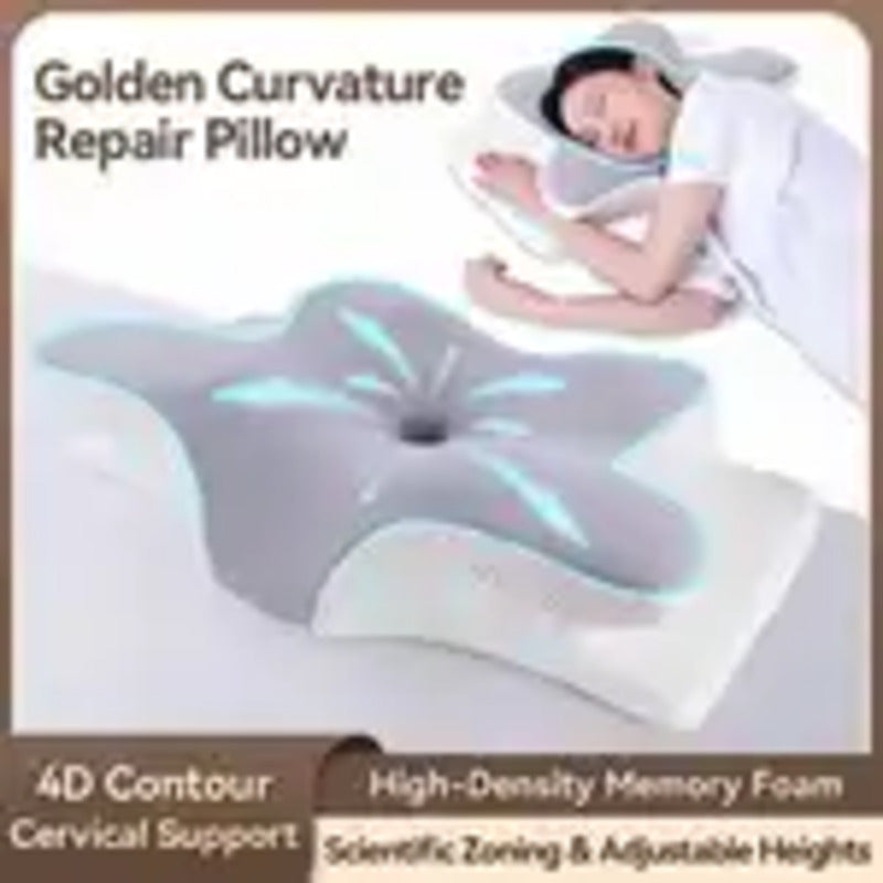 Butterfly-Shaped Orthopedic Memory Foam Pillow  (وسادة إسفنجية تقويمية على شكل فراشة) ®