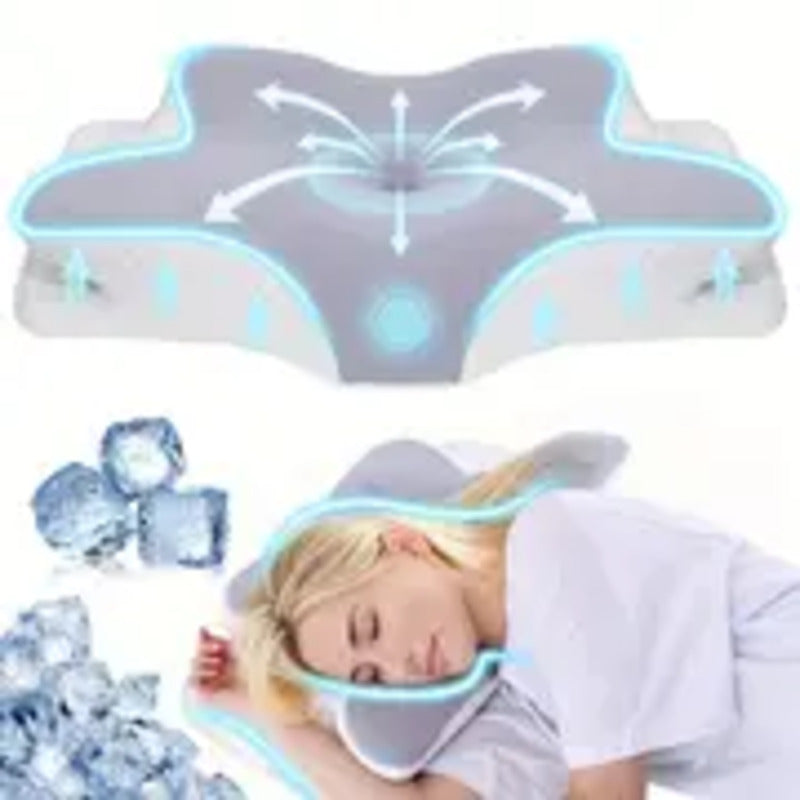 Butterfly-Shaped Orthopedic Memory Foam Pillow  (وسادة إسفنجية تقويمية على شكل فراشة) ®
