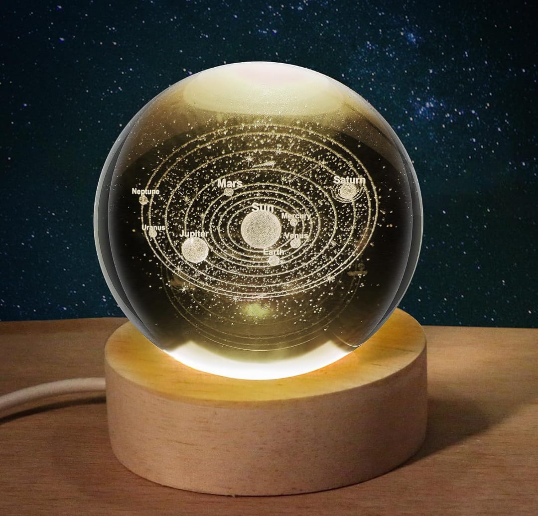 System Crystal Ball – Decorative Healing Sphere for Home, Office & Meditation