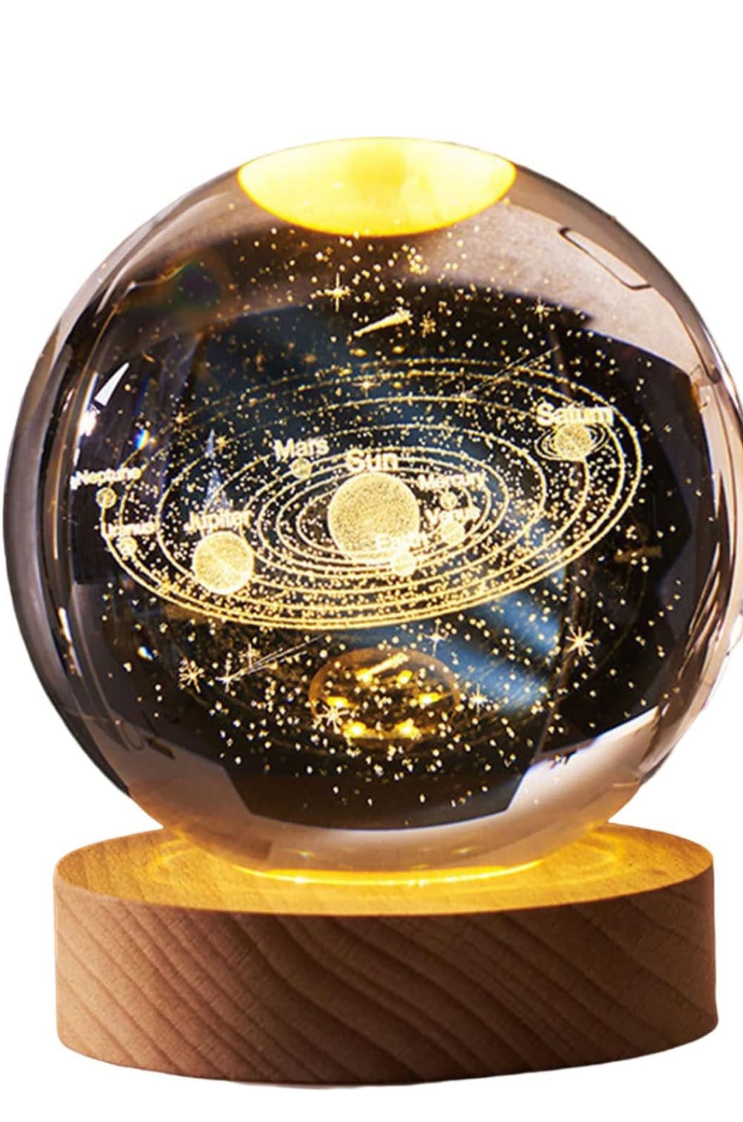 System Crystal Ball – Decorative Healing Sphere for Home, Office & Meditation