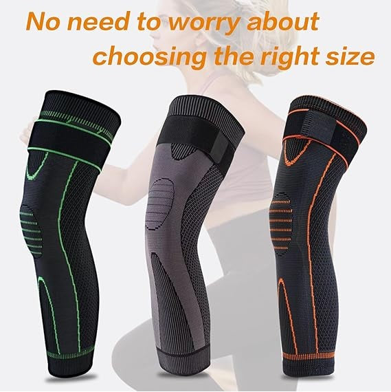 Adjustable Knee Support Brace – Compression Sleeve for Pain Relief, Sports & Injury Recovery