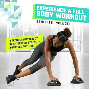 Push-Up Ring Bars – Non-Slip Fitness Handles for Chest, Arm & Core Training