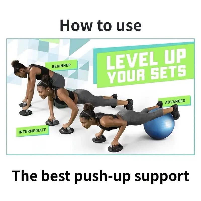 Push-Up Ring Bars – Non-Slip Fitness Handles for Chest, Arm & Core Training